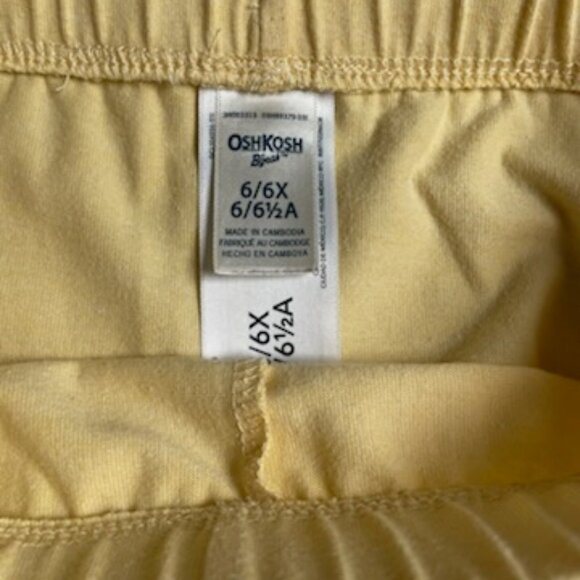 Two Pair Oshkosh/Carter's Drawstring Shorts, Size 6/6X - Picture 3 of 4